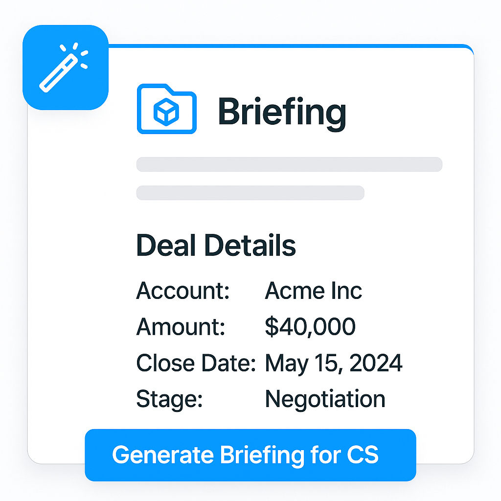 CS Briefing Example